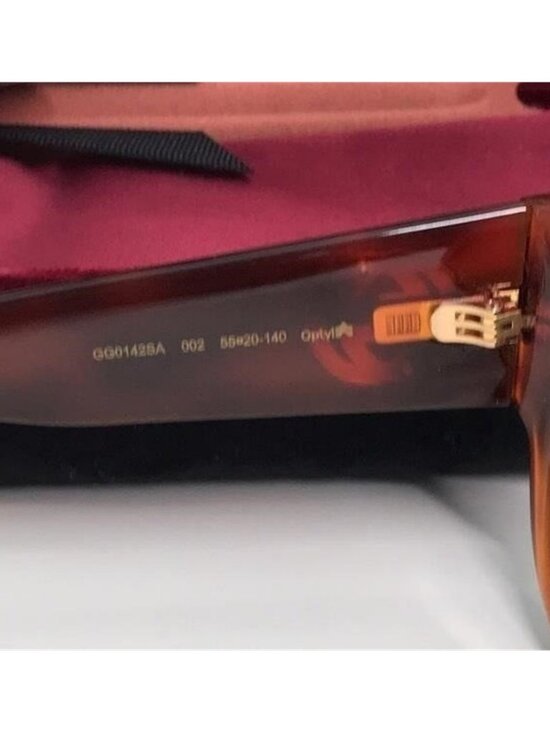 New Authentic Gucci Brown Sunglasses GG0142SA 002 main image 5